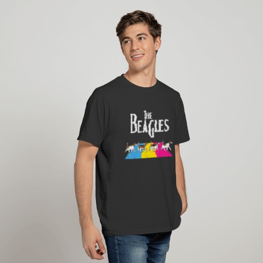 The Beagles Dog Pansexual Parody Pan Pride Flag T-shirt