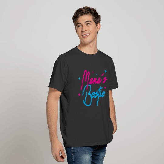 Mama Is My Bestie Mothers Day Wife Mom Daughter Pr T-shirt