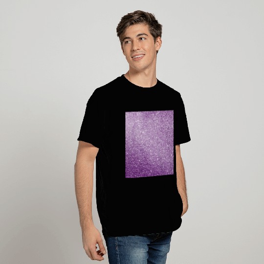 Lilac Glitter Pattern T Shirts