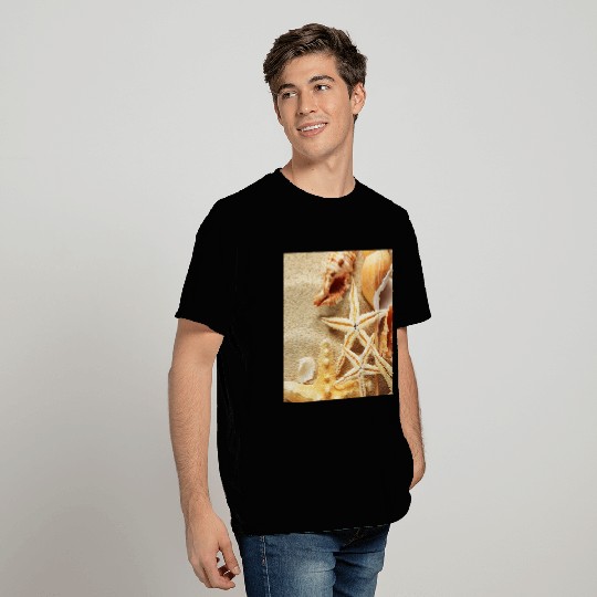 Beach Photography Neck Gator Sand Starfish T Shirts