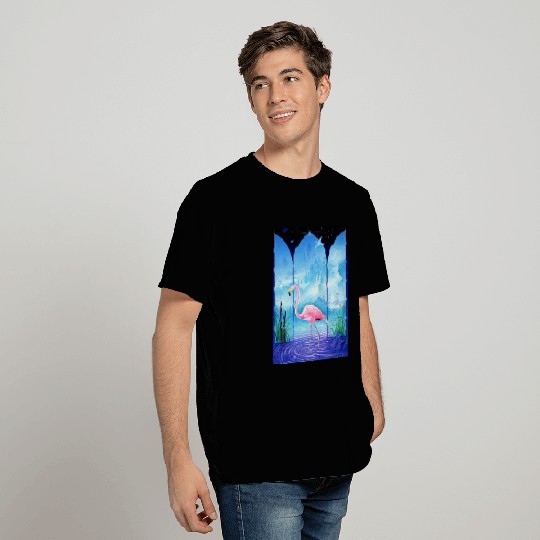 Cosmic Flamingo T Shirts