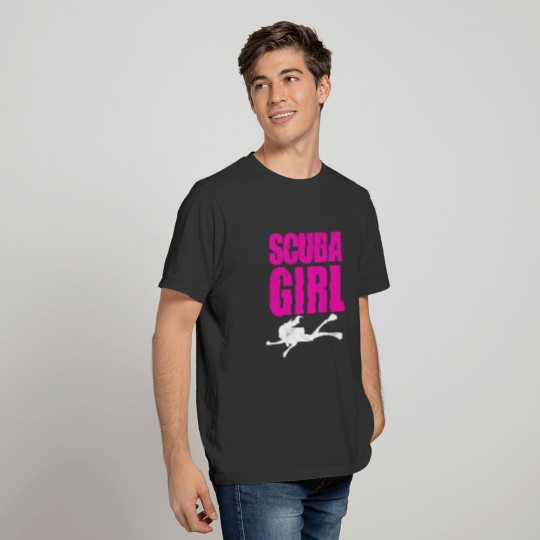 Scuba Girl Scuba Diving Diver Gift Idea T-shirt