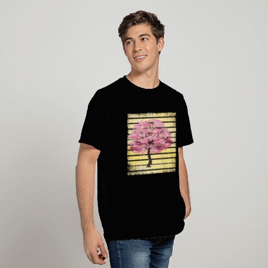 Cherry Blossom Japanese Retro Sakura Tree T Shirts