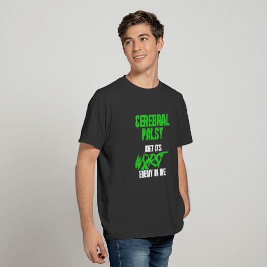 Cerebral Palsy CP Awareness Enemy Warrior T-shirt