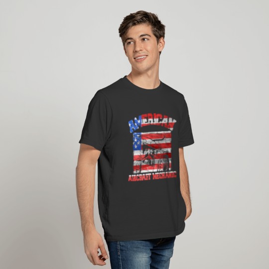 Veteran Gift-American Aircraft Mechanic Airlines P T-shirt