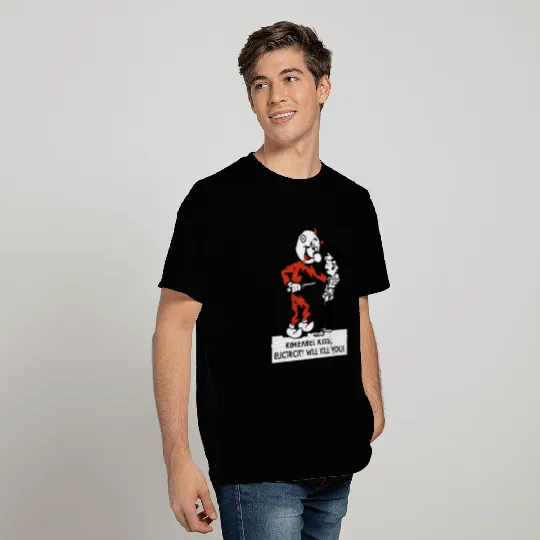 Reddy kilowatt warning 4 T Shirts