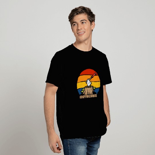 Chopping Wood Vintage T Shirts