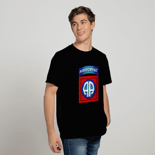 Army 82nd Airborne Division SSI wo Txt T Shirts