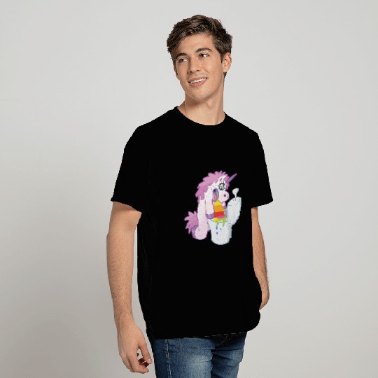 Rainbow unicorn hangover T Shirts