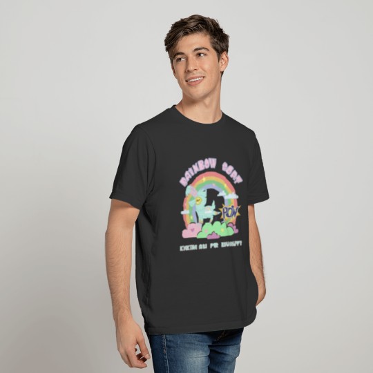 Rainbow Goat - kicking ass for equality T-shirt
