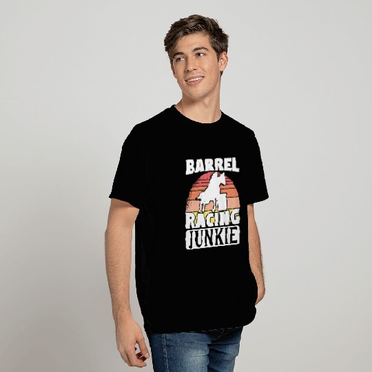 Barrel Racer Barrel Racing Junkie T Shirts