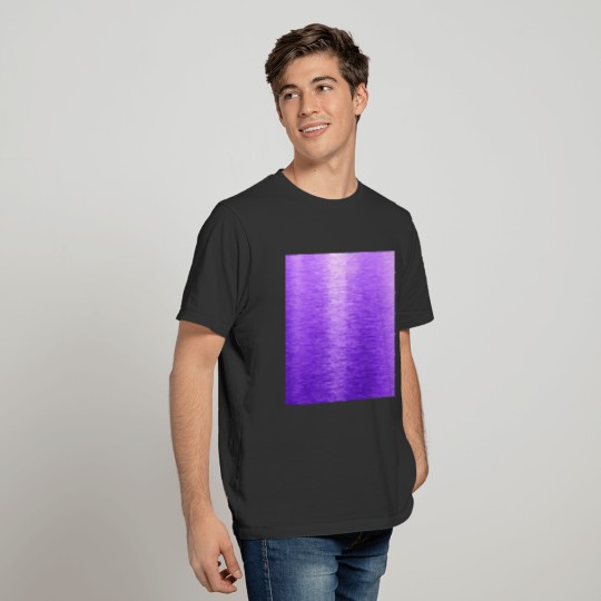 Purple Brushed Metal Stainless Steel Texture T Shirts