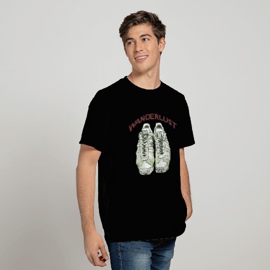 Running shoes for people with wanderlust. T Shirts