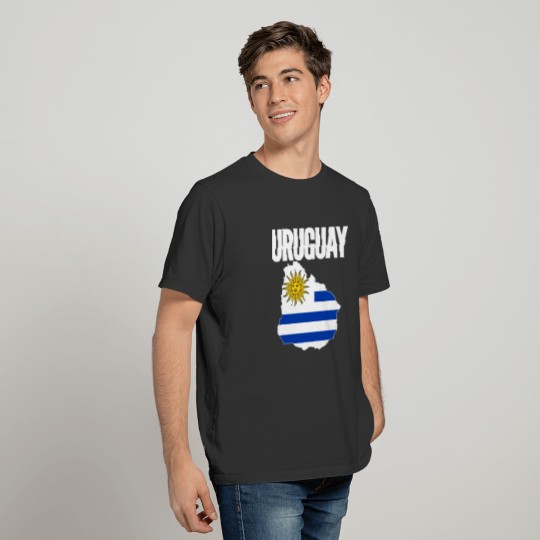 Uruguayan Gift Uruguay Map Classic T Shirt T-shirt