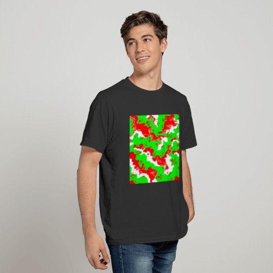 Abstract watercolor swirl pattern T Shirts