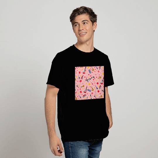 Band Pattern T Shirts