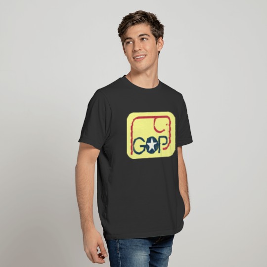 GOP Republican Elephant Vintage (Yellow) T Shirts