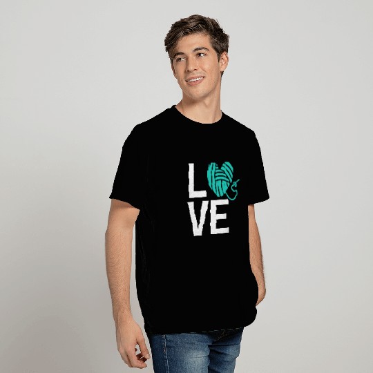 Love Knitting Yarn Wool Pattern Funny Knitters T Shirts