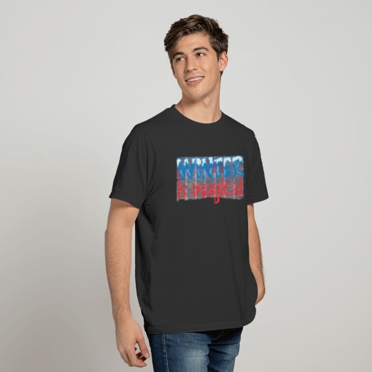 Winter is magical winter 2021 snowflakes T-shirt