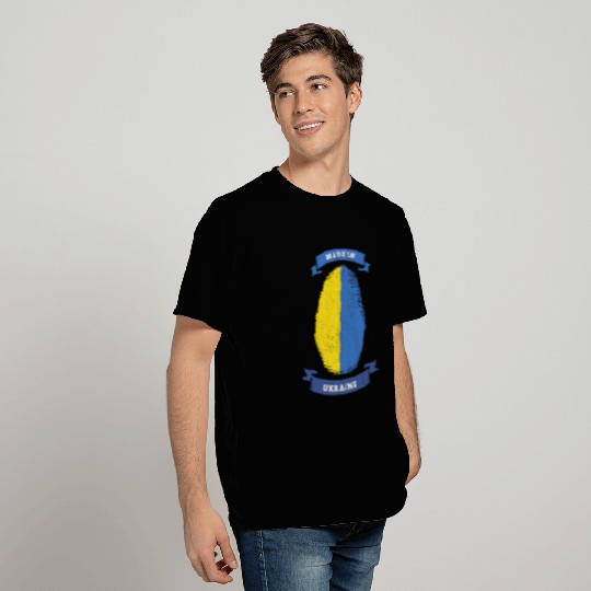 MADE IN UKRAINE FINGERPRINT Birthday T Shirts