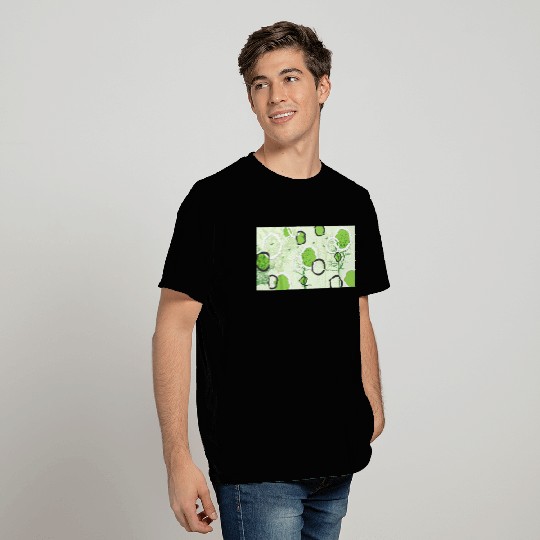 Pngtree 3d green creative circle background T Shirts