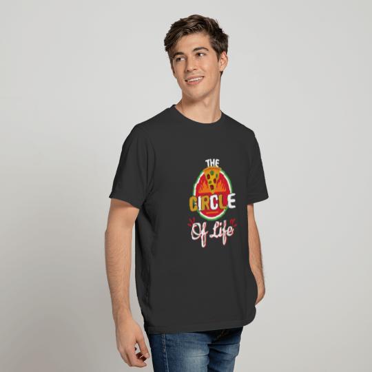 Life Circle Pizza Lover Food Lover T-shirt