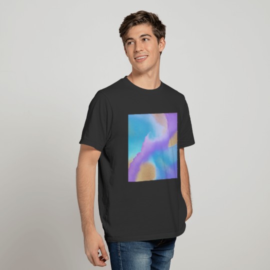 Modern Watercolor Ink Artistic Abstract Painting T Shirts