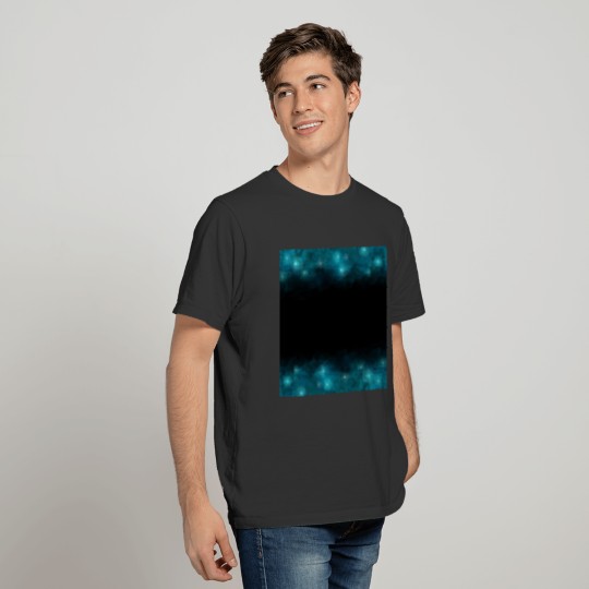 Teal Galaxy Watercolor Universe T Shirts