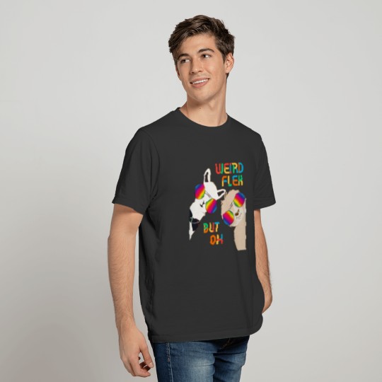 Weird Flex But Ok Alpaca Llama Sloth Cool Sunglass T-shirt