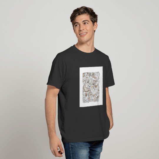 Fun Abstract Floral Pacifica Pattern T-shirt