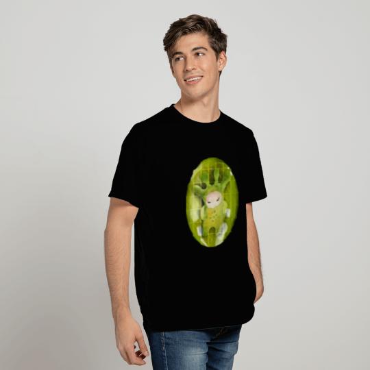 Water Elf Day Dreamer Green Sleeping Bubble T Shirts
