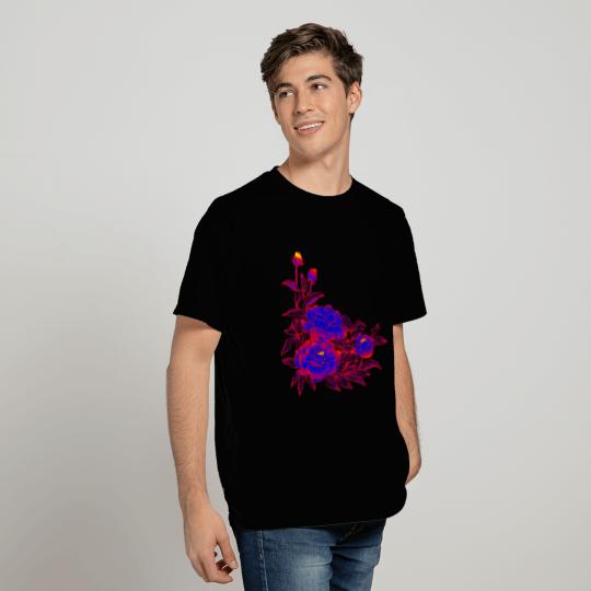 Polyamorous Pride Peony Flower Arrangement T Shirts