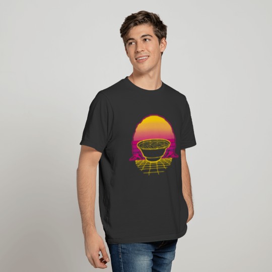 Ramen Soup Retro Vintage Retrowave T Shirts