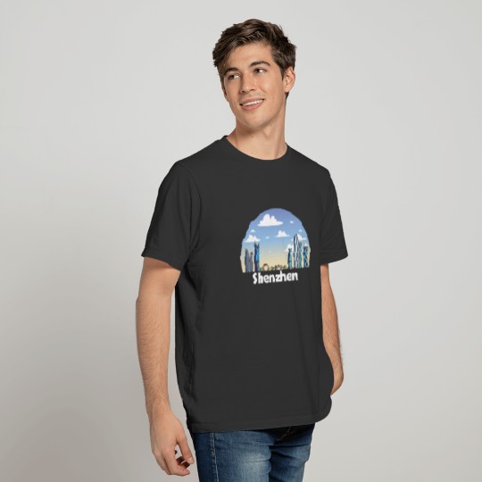 Shenzhen Skyline China Traveling T-shirt
