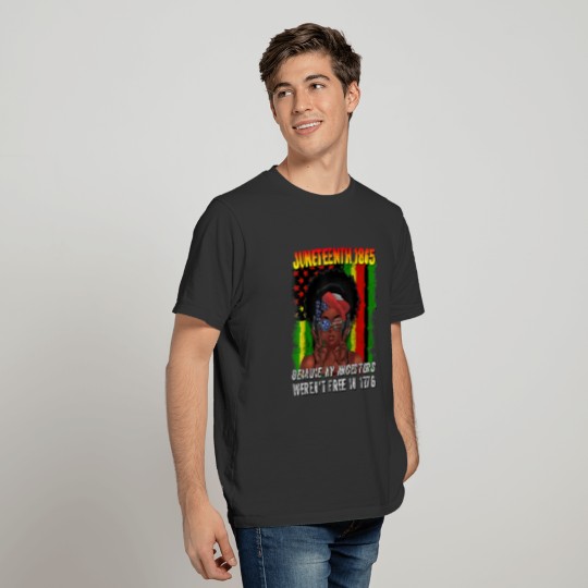 Juneteenth Queen African American Women T-shirt