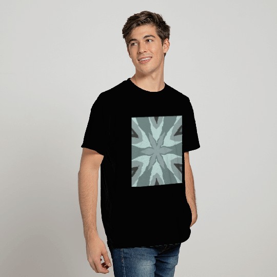 Grey abstract art T Shirts
