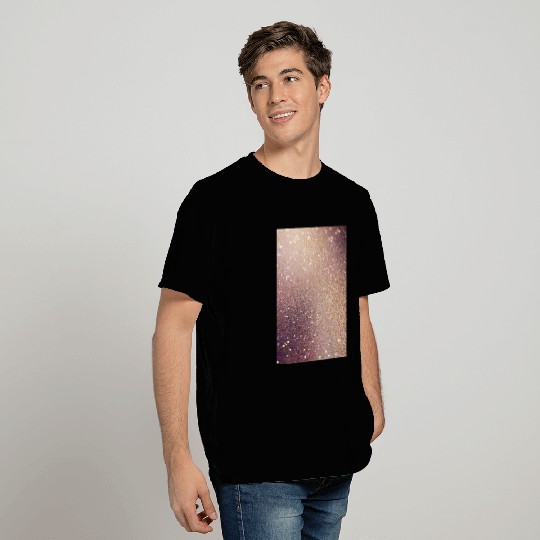 Tan Iridescent Glitter T Shirts