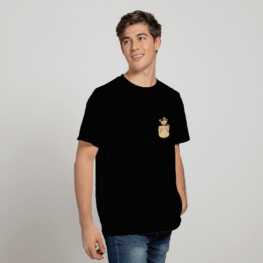 Monkey in Pocket Sunglasses Cute T Shirts