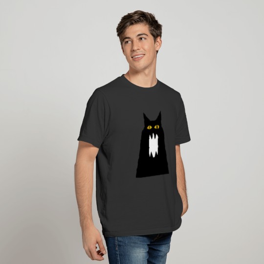 Black Cat Look Like Bat Cat T-shirt