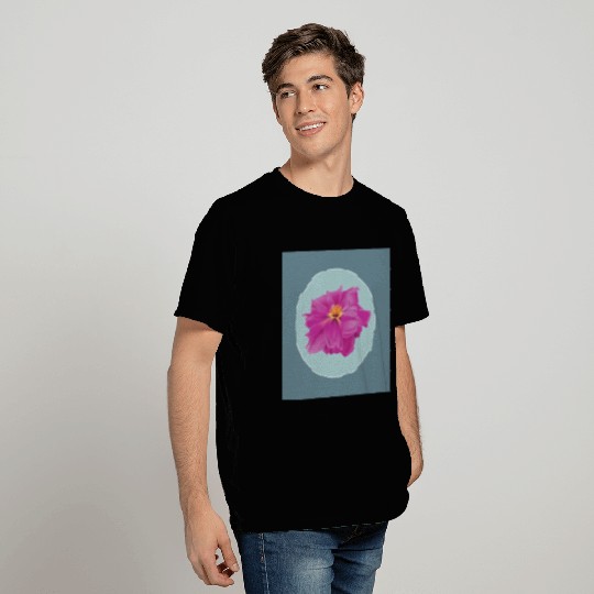 Moss Rose Flower T Shirts