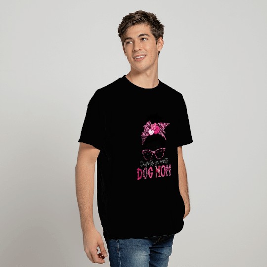 Cupid's Favorite Dog Mom T Shirts, Cute Leopard Buffa