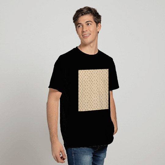 Vintage Gold Honey Bee Pattern Yellow T Shirts