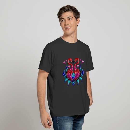Sweet and beautiful color birds with unique patter T-shirt