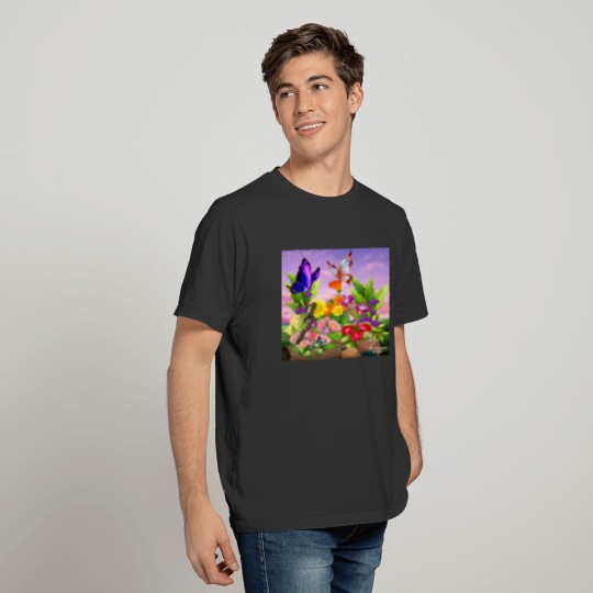 Fantasy Garden Poster T-shirt