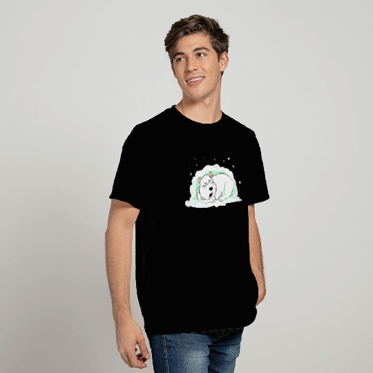 Sleeping Polar Bear T Shirts