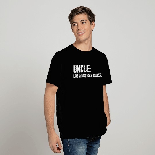 Uncle Like A Dad Funny Quote Slim Fit T Shirts