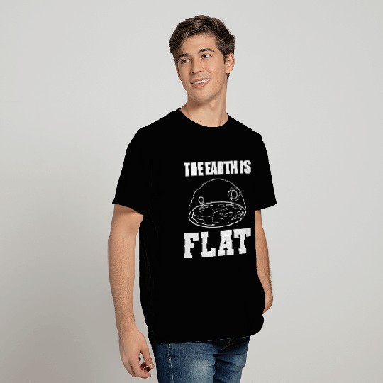 Earth is Flat Planetary Scientist Gift T Shirts
