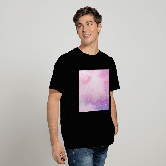 Pink Rose Gold Agate Geode Luxury T Shirts