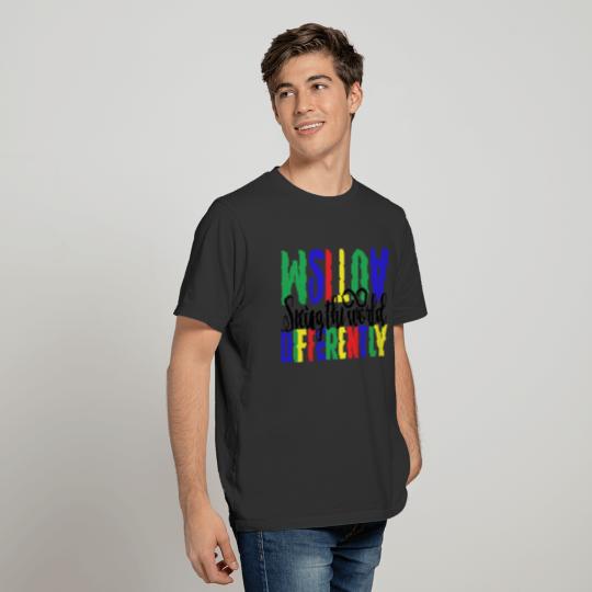 Autism Seeing The World Differently (2) T-shirt