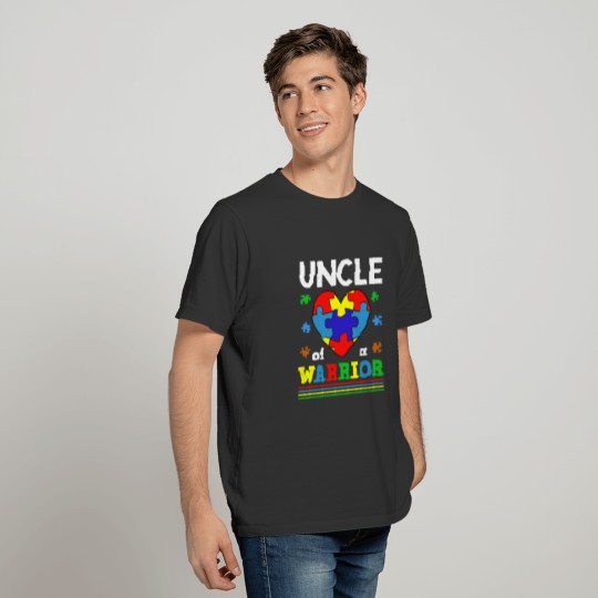 Uncle Puzzle Warrior Special Autism Awareness T-shirt